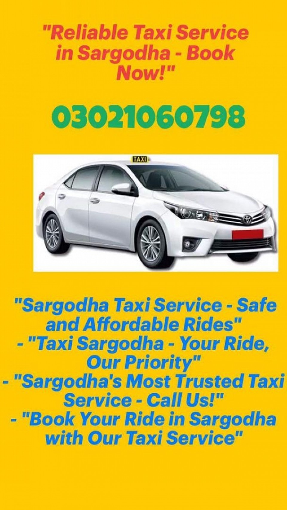 Sargodha taxi